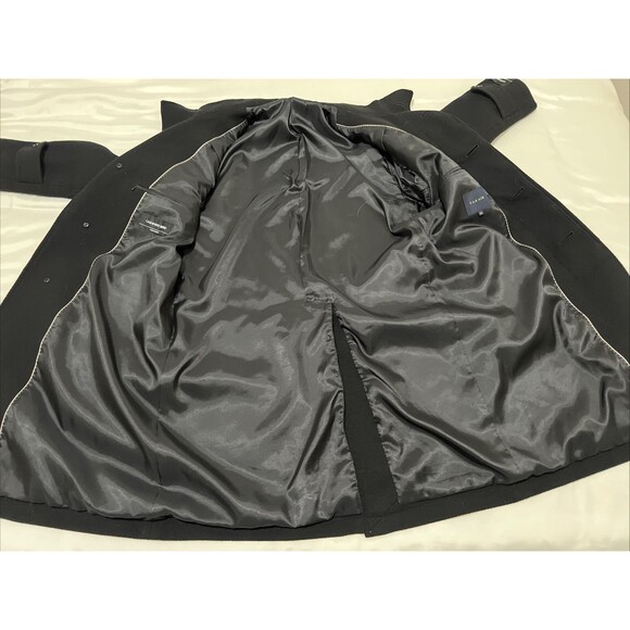 Pea Coat CASHMERE BLEND Taka Q Jacket Womens M Black Japanese Takakyu - Picture 5 of 16